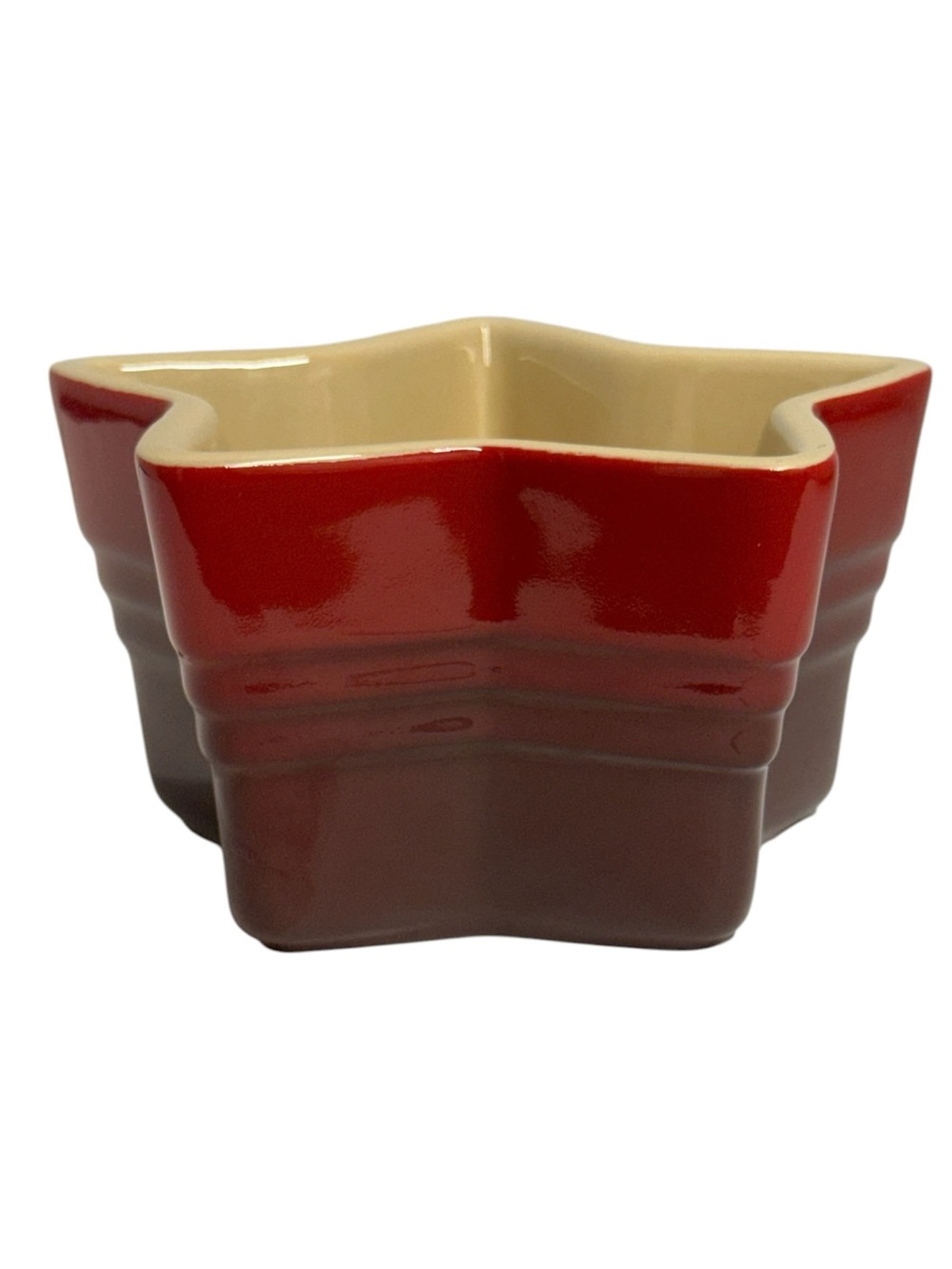 Le Creuset Red Star-Shaped Ramekin